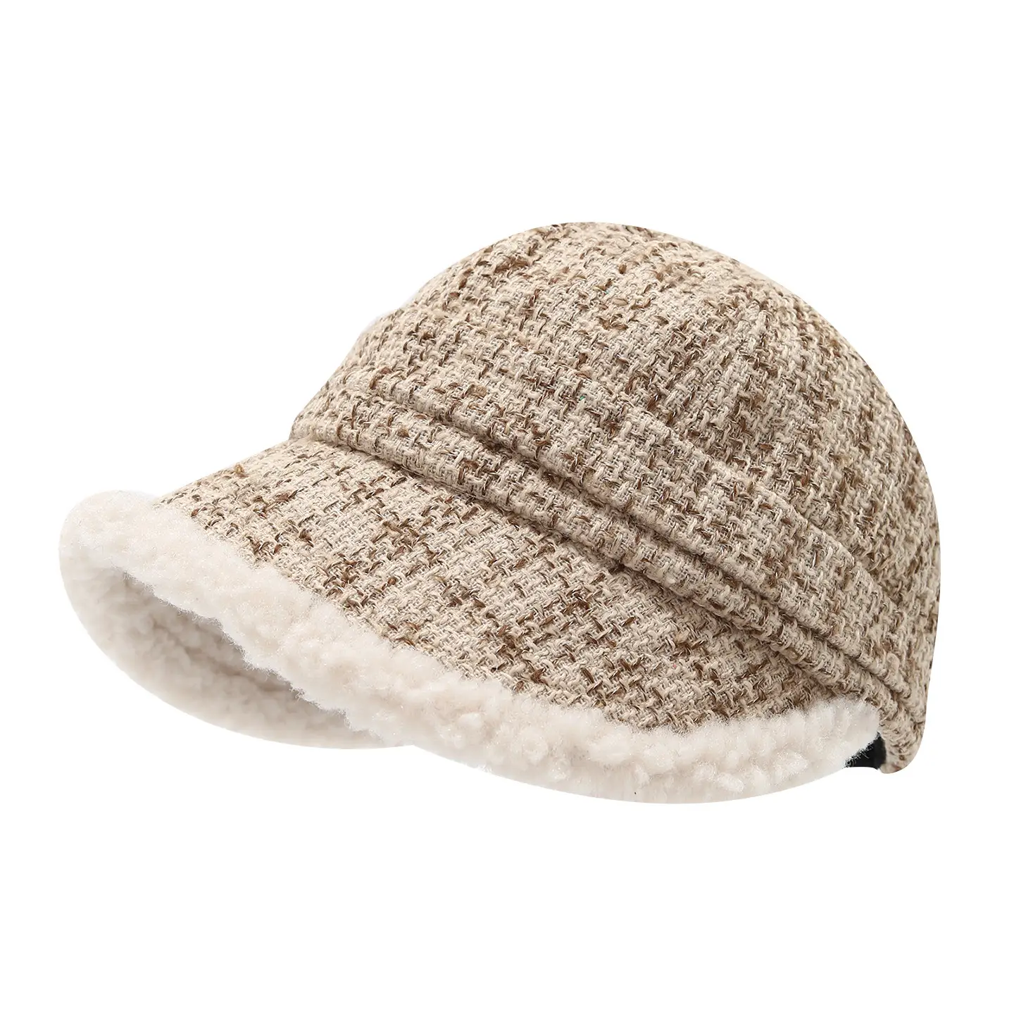 Autumn Winter Plush Fisherman Hat for Women - Image 10