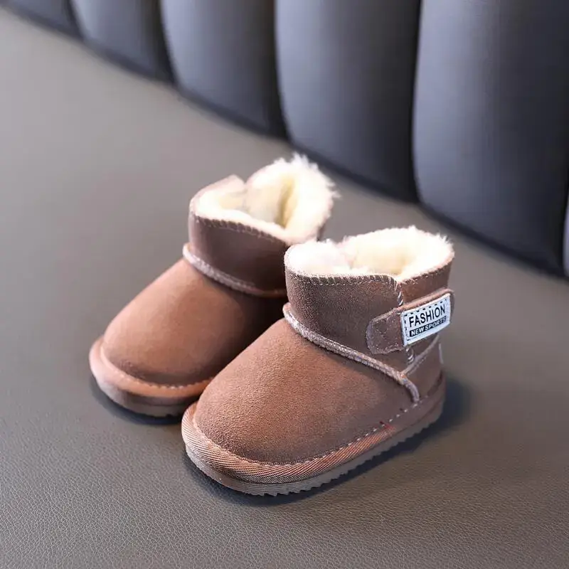 Baby Velvet Snow Boots for Toddler Warm Winter Shoes