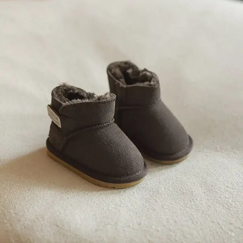 Baby Velvet Snow Boots for Toddler Warm Winter Shoes — feature 1
