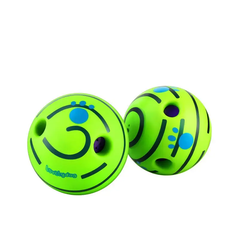 Dog Toy Rolling Sound Ball Self-Pleasure Ball Silly Ball Amazon Teething Boredom Relief Bite-Resistant Ball Pet Sound Ball