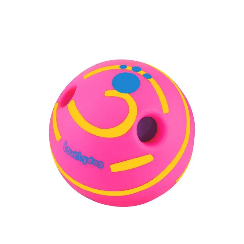 Dog Toy Rolling Sound Ball Self-Pleasure Ball Silly Ball Amazon Teething Boredom Relief Bite-Resistant Ball Pet Sound Ball