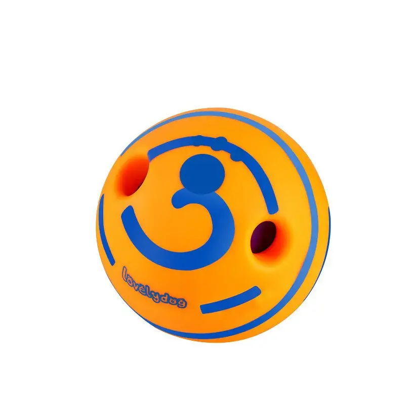 Dog Toy Rolling Sound Ball Self-Pleasure Ball Silly Ball Amazon Teething Boredom Relief Bite-Resistant Ball Pet Sound Ball