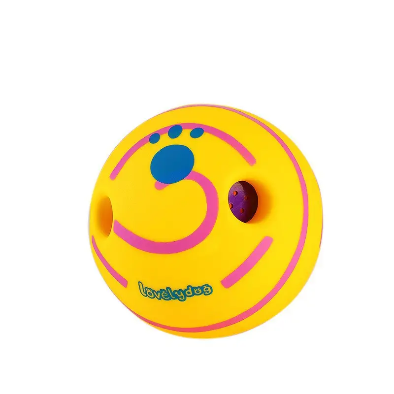 Dog Toy Rolling Sound Ball Self-Pleasure Ball Silly Ball Amazon Teething Boredom Relief Bite-Resistant Ball Pet Sound Ball