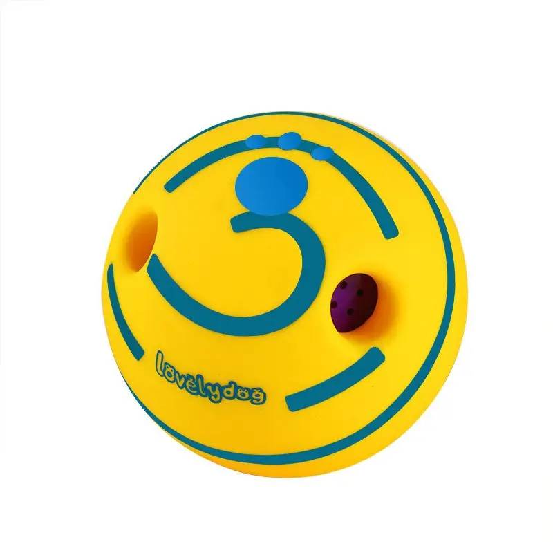 Dog Toy Rolling Sound Ball Self-Pleasure Ball Silly Ball Amazon Teething Boredom Relief Bite-Resistant Ball Pet Sound Ball