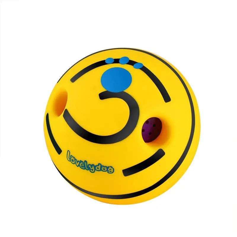 Dog Toy Rolling Sound Ball Self-Pleasure Ball Silly Ball Amazon Teething Boredom Relief Bite-Resistant Ball Pet Sound Ball