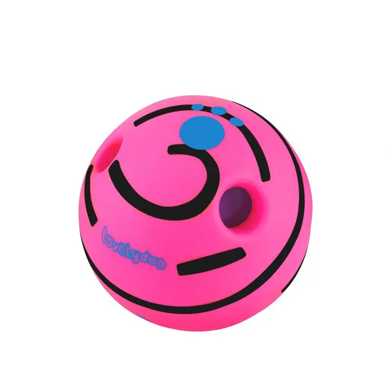 Dog Toy Rolling Sound Ball Self-Pleasure Ball Silly Ball Amazon Teething Boredom Relief Bite-Resistant Ball Pet Sound Ball