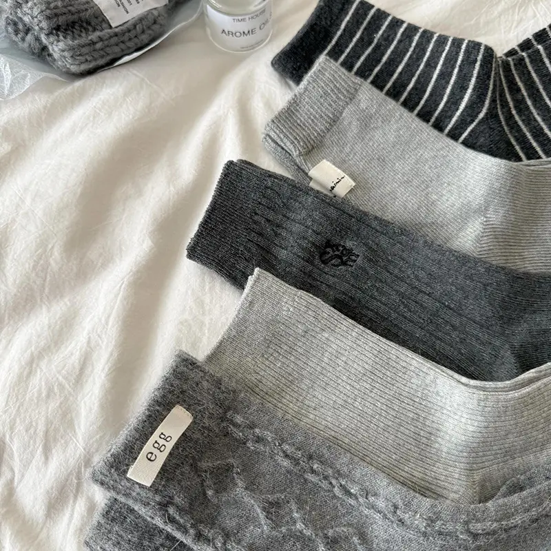 Let’S Miu Lightly in Winter~ Gray Is Indeed the Best Preparation for Winter~ Thick Autumn and Winter Socks for Women — feature 2