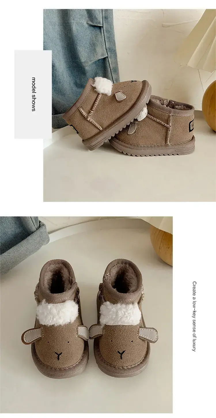 Autumn Winter Baby Snow Boots for 1-3Yrs Soft Cotton Warm — feature 10