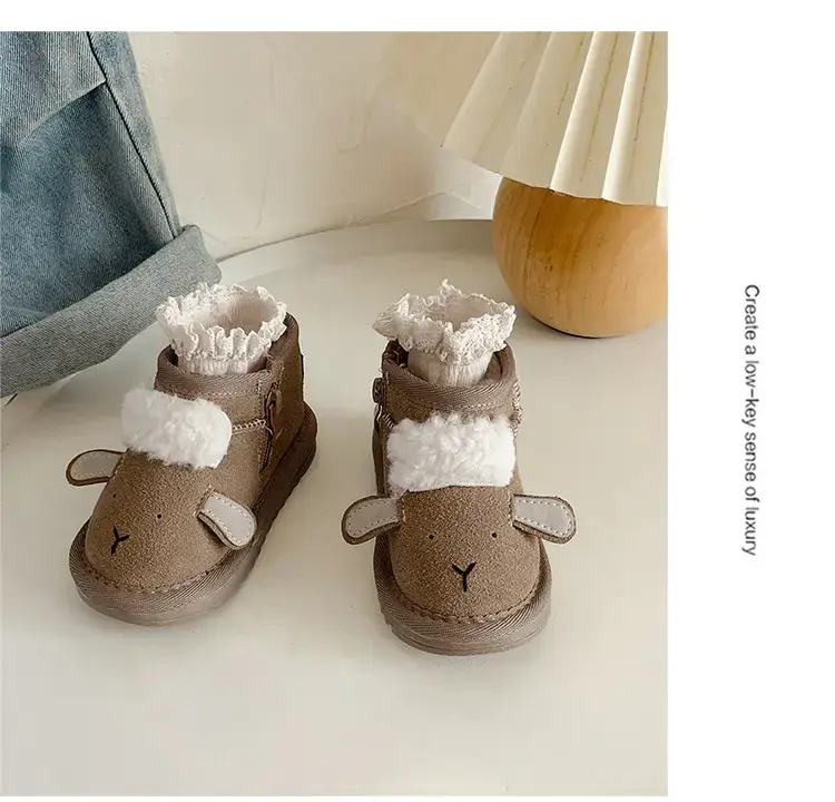 Autumn Winter Baby Snow Boots for 1-3Yrs Soft Cotton Warm — feature 13