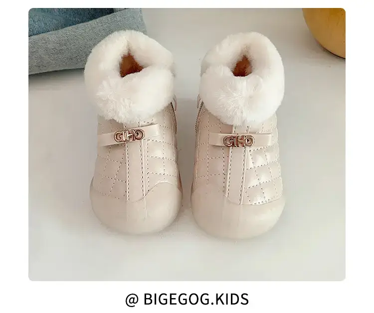 Velvet Baby Snow Boots Warm Winter Toddler Shoes — feature 11