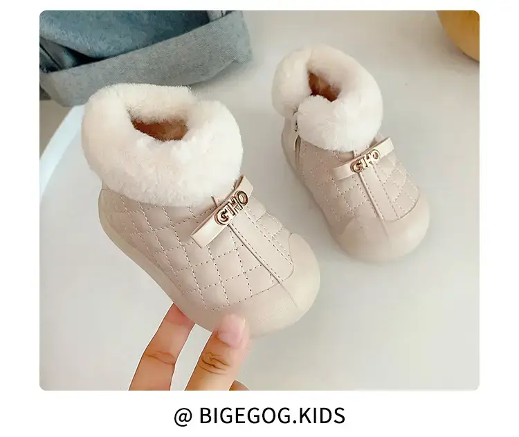 Velvet Baby Snow Boots Warm Winter Toddler Shoes — feature 14