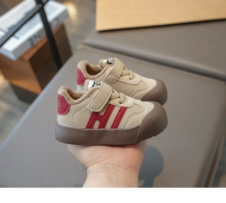 Baby Toddler Anti-Slip Fleece Lined Shoes 0-1Yr Boys 2-4Yr Girls — feature 10
