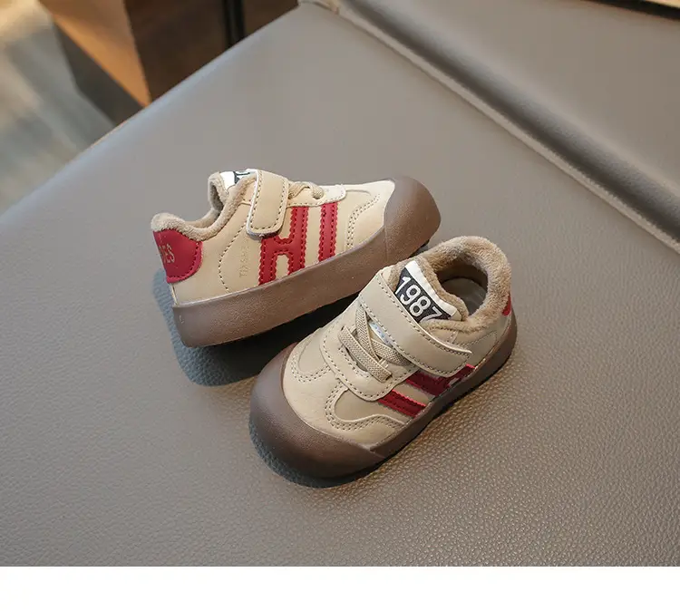 Baby Toddler Anti-Slip Fleece Lined Shoes 0-1Yr Boys 2-4Yr Girls — feature 11