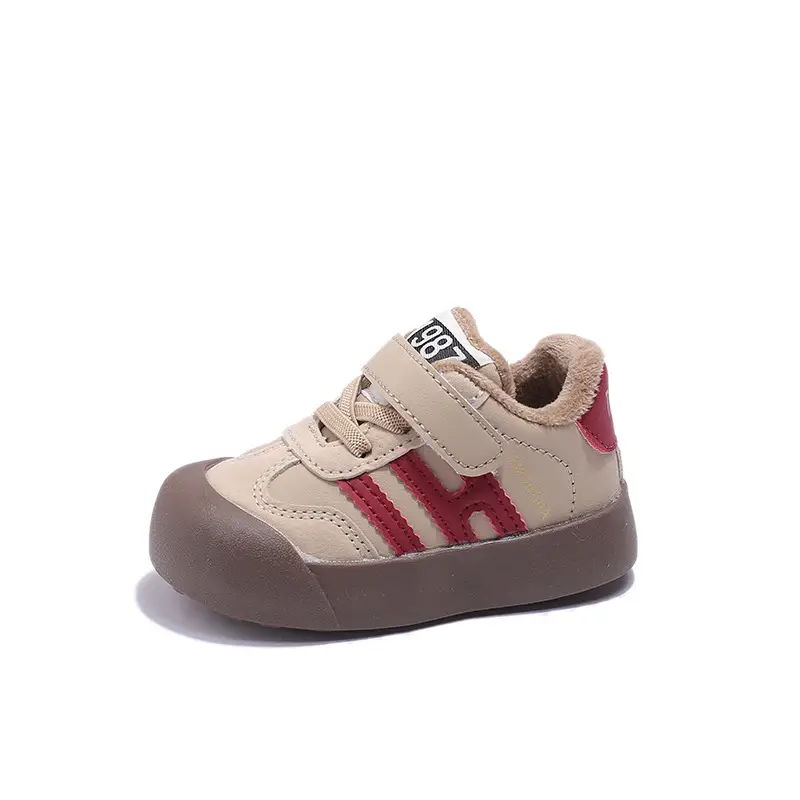 Baby Toddler Anti-Slip Fleece Lined Shoes 0-1Yr Boys 2-4Yr Girls