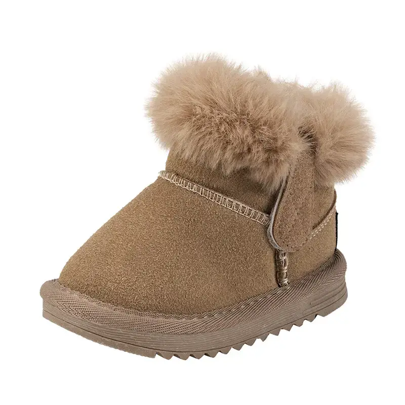 Baby Fleece Lined Snow Boots for Toddles Tan