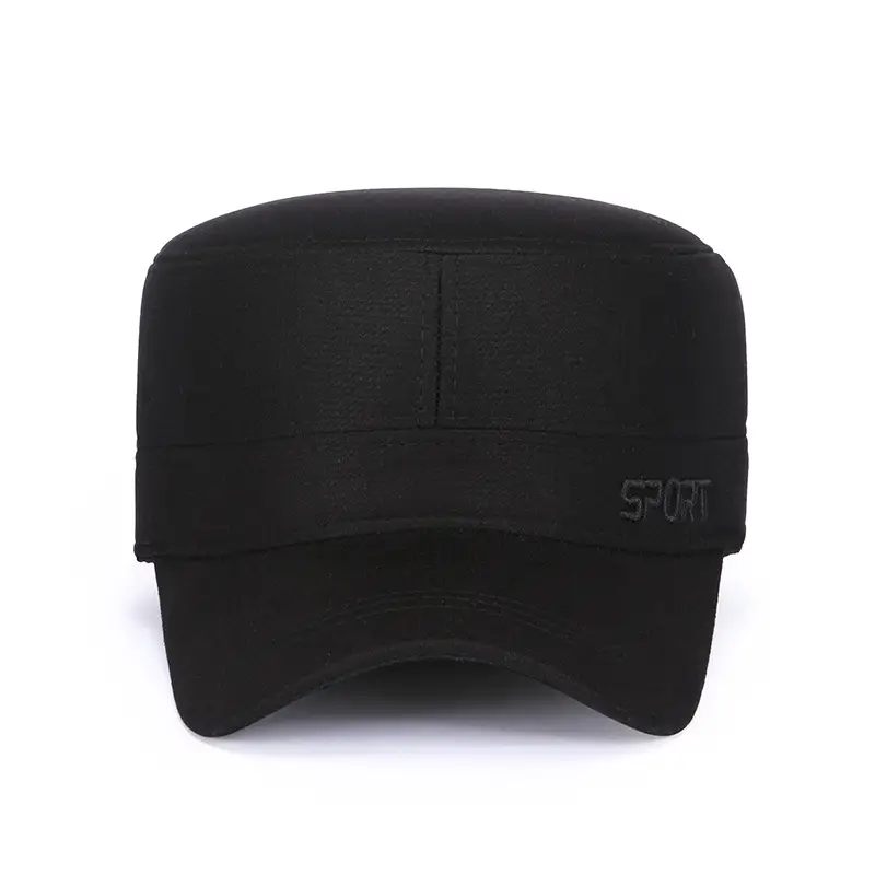 Men's Black Winter Ear Protection Cap for Elderly - Image 6