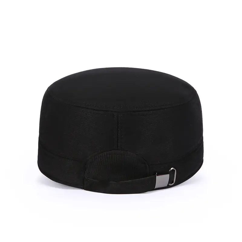 Men's Black Winter Ear Protection Cap for Elderly - Image 8