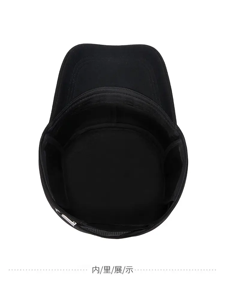 Men's Black Winter Ear Protection Cap for Elderly — feature 10