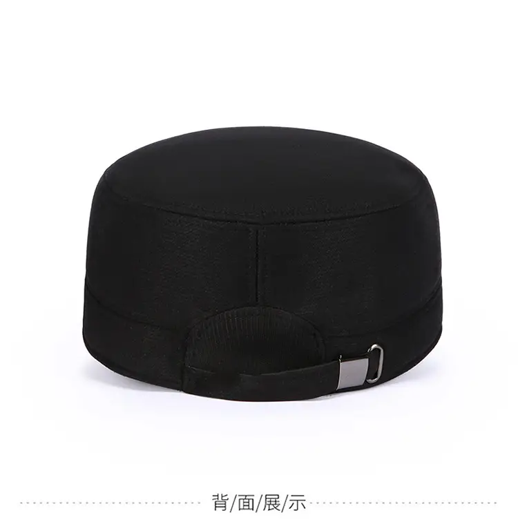 Men's Black Winter Ear Protection Cap for Elderly — feature 8