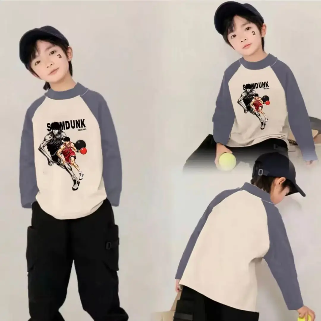 Boys Thermal Long Sleeve T-Shirt with Bear Print - Image 6