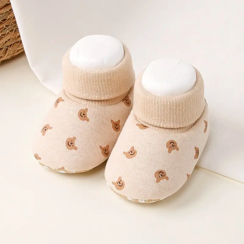 Baby Fleece Anti-Fall Shoes for 1 Year Old