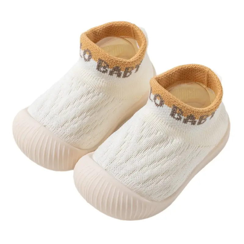 Pink Knitted Toddler Socks & Shoes for Walking Out