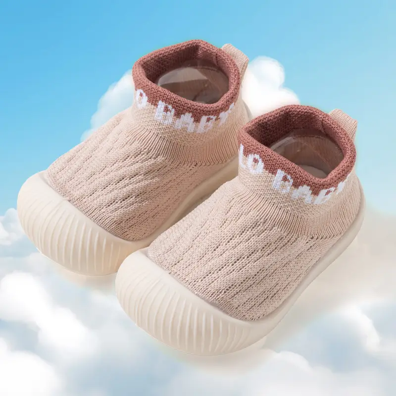 Pink Knitted Toddler Socks & Shoes for Walking Out