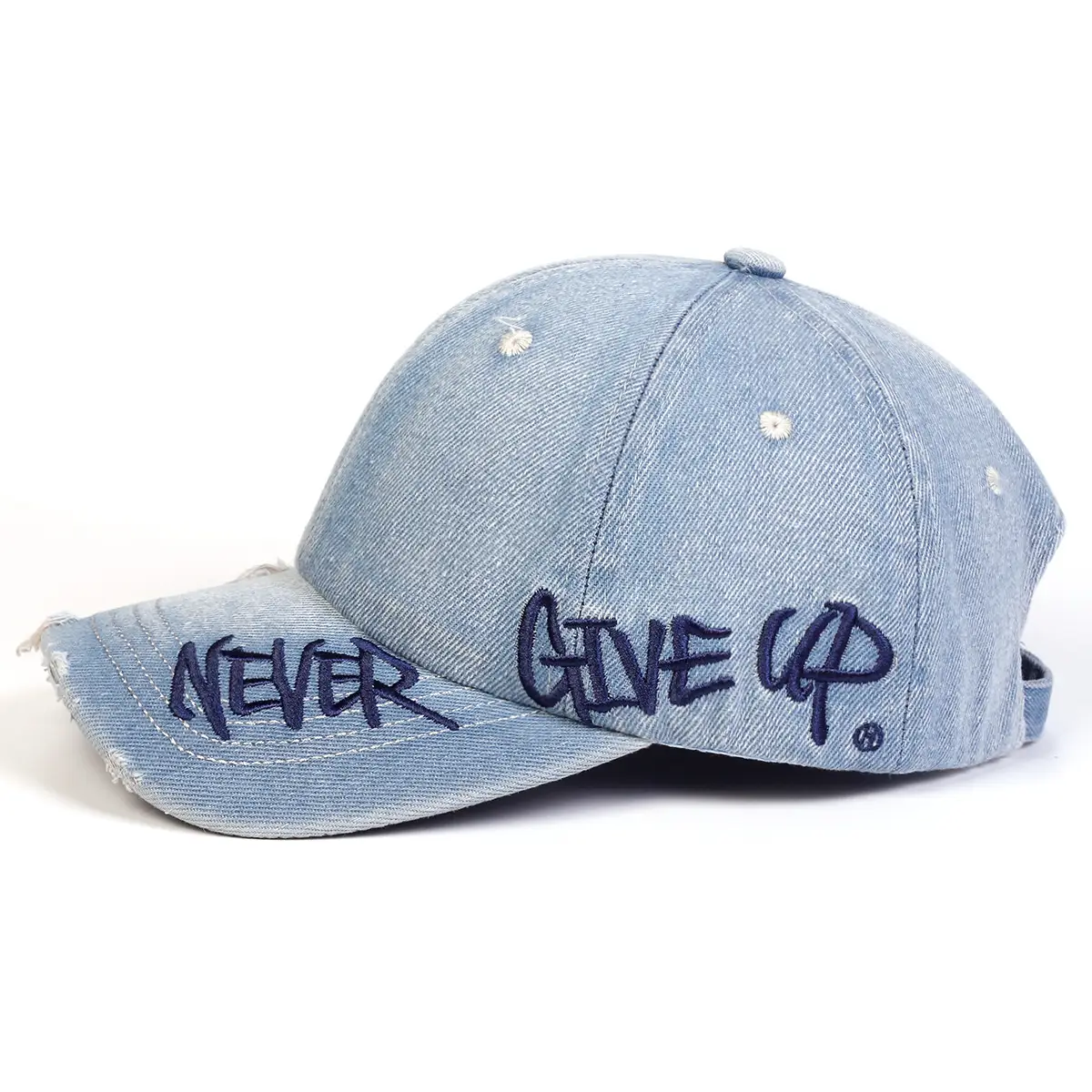 American Style Wash Denim Cap for Women New Spring Autumn Wide Brim — feature 4