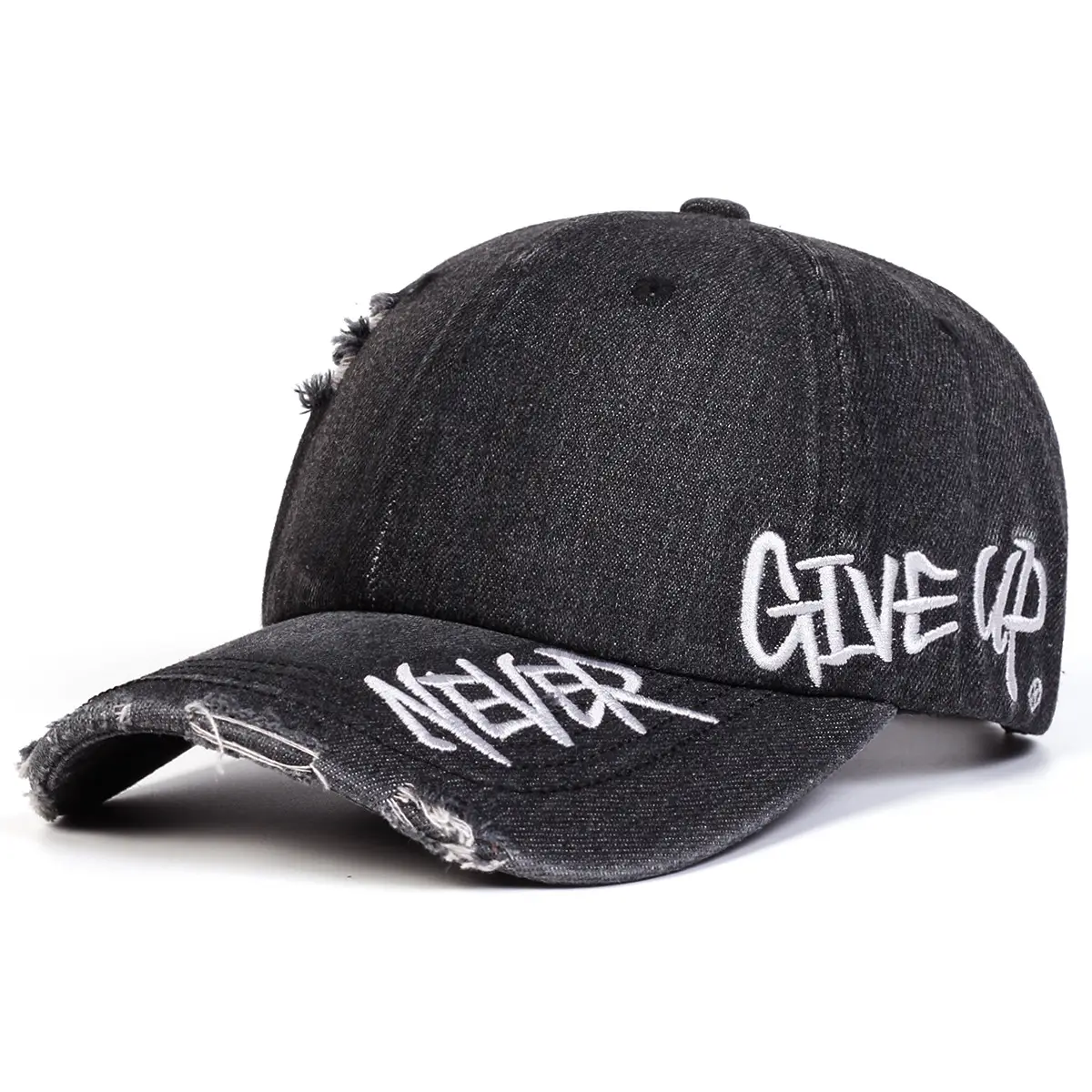 American Style Wash Denim Cap for Women New Spring Autumn Wide Brim — feature 5