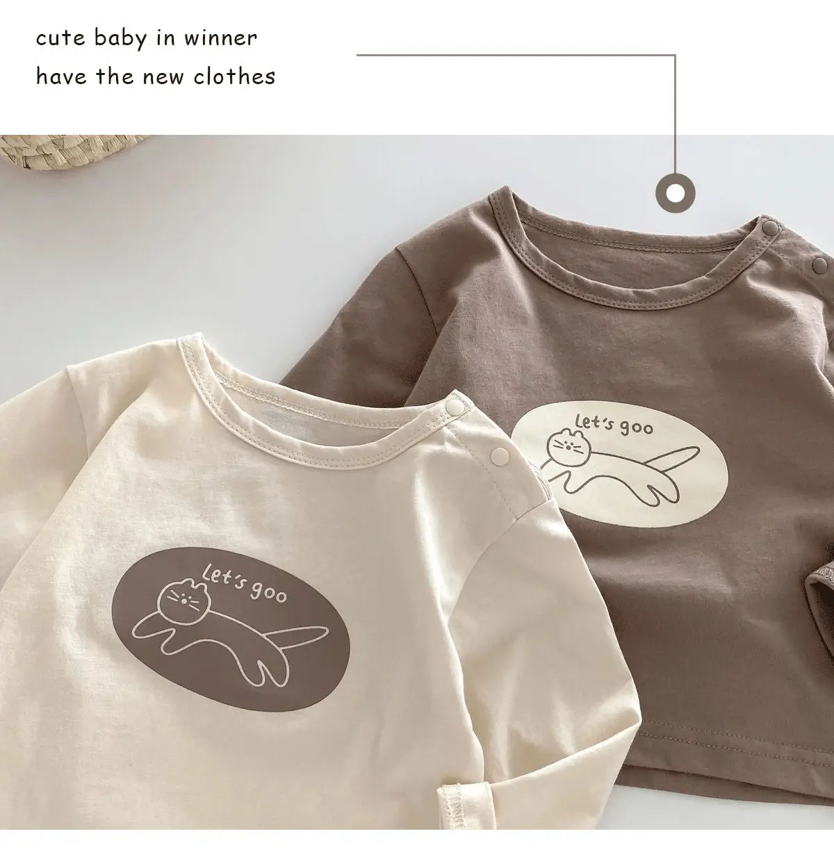 Girls Cartoon T-Shirt 0-5Yr Autumn Cream — feature 17
