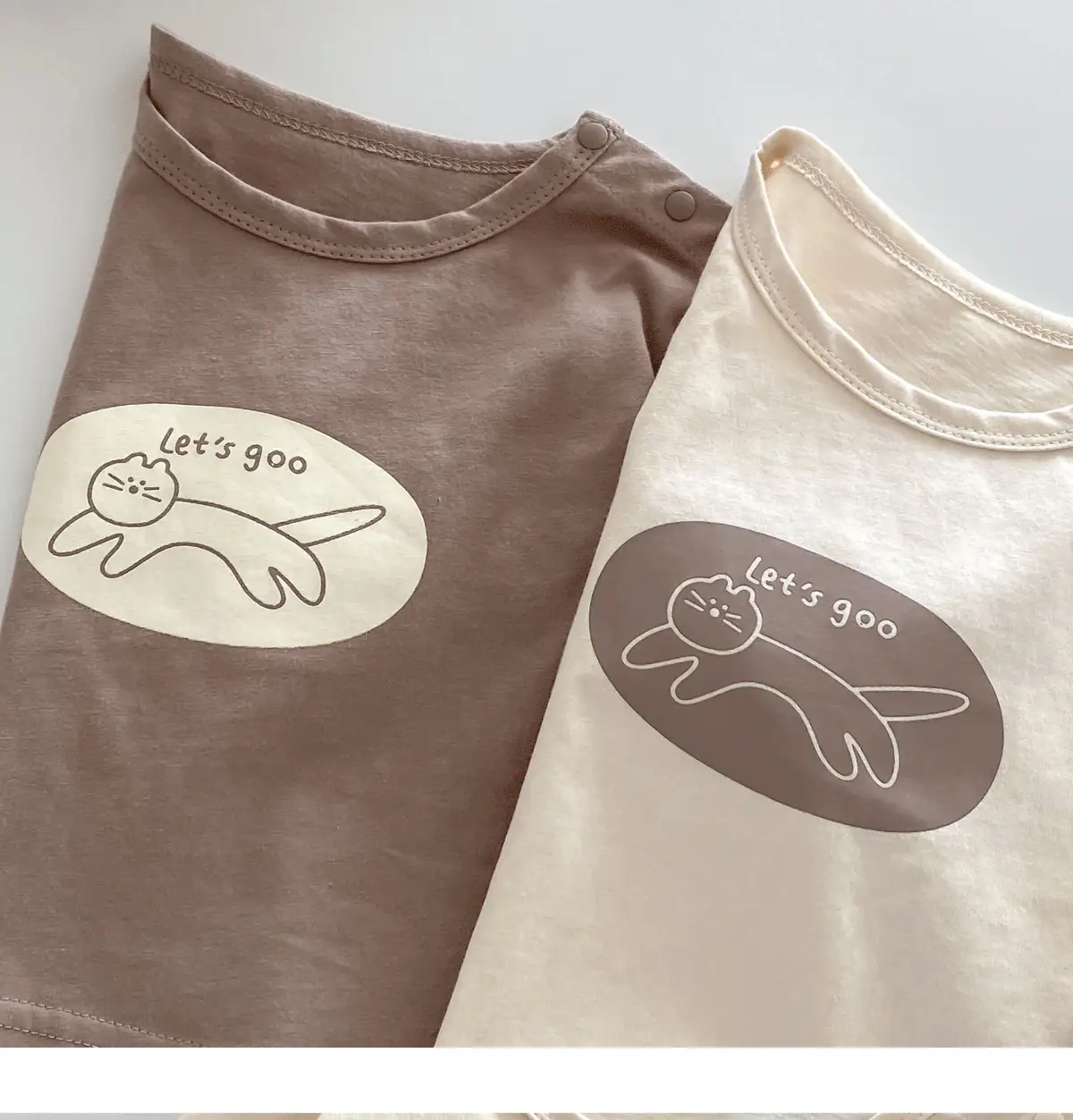 Girls Cartoon T-Shirt 0-5Yr Autumn Cream — feature 20