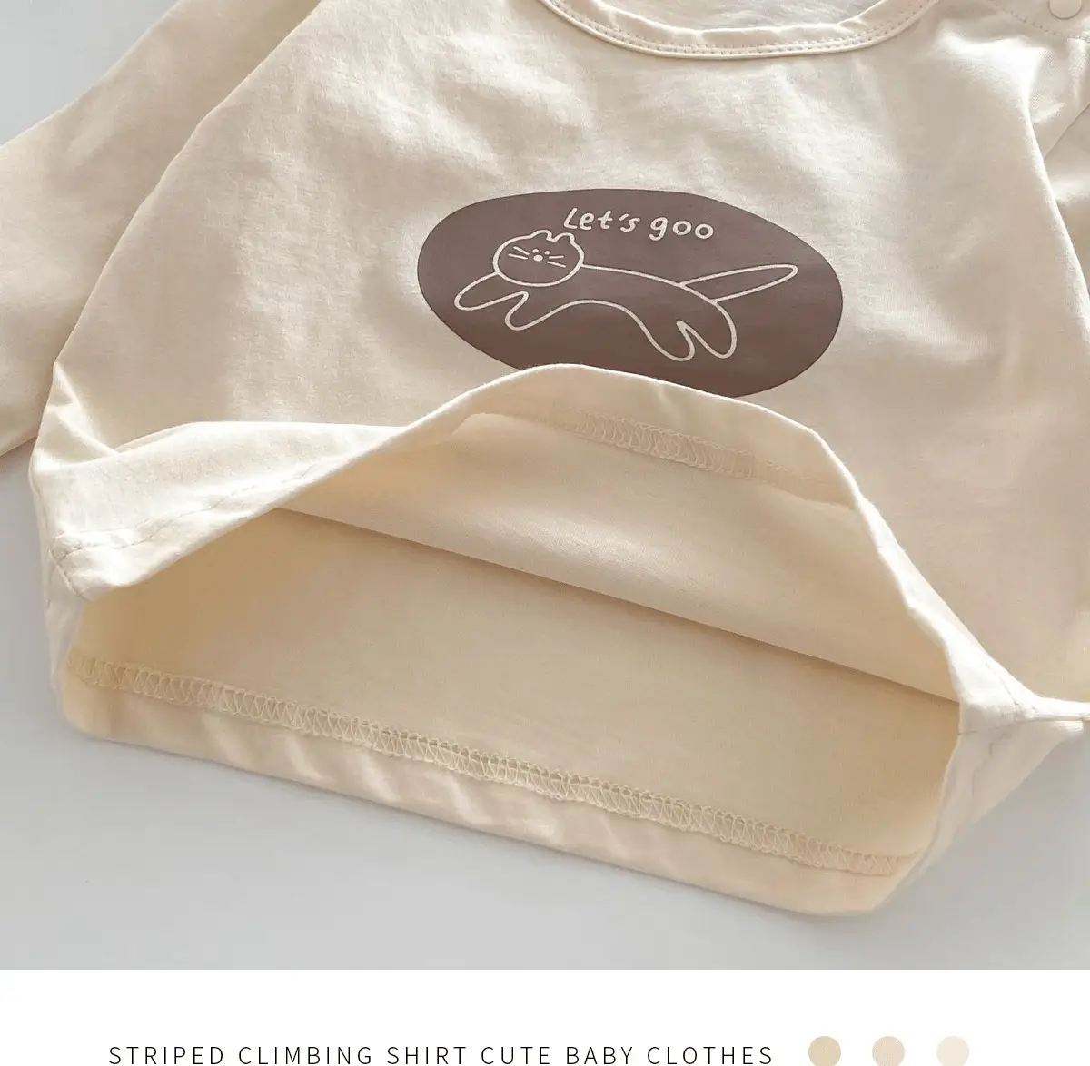 Girls Cartoon T-Shirt 0-5Yr Autumn Cream — feature 21