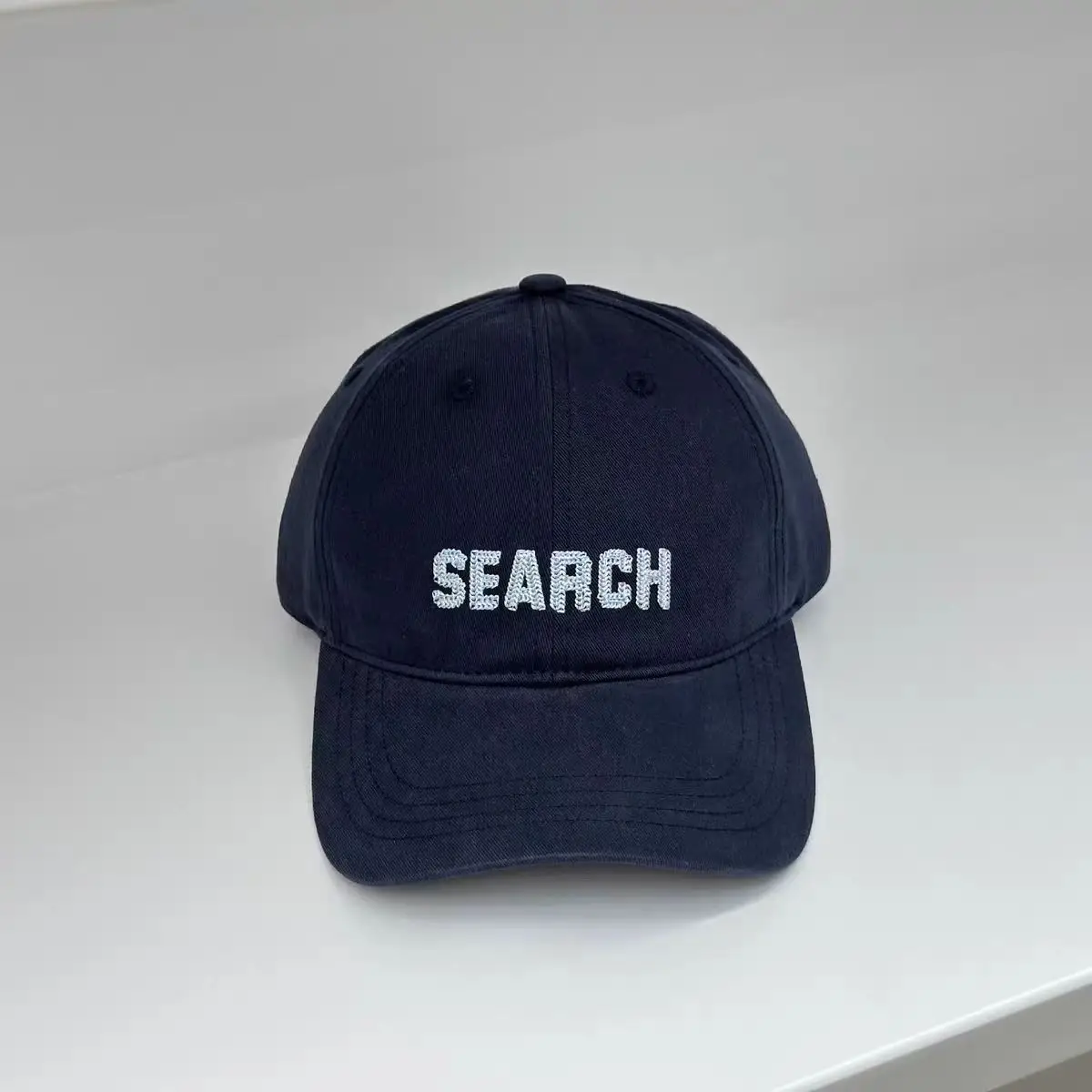 Women Search Cap Beige Wide Brim Casual Baseball