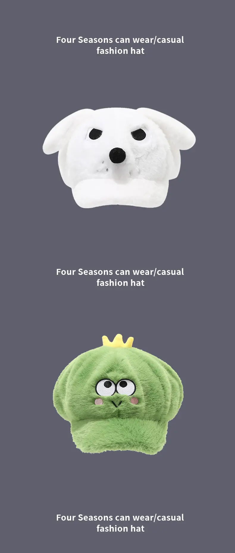 2025 Cute Pink Plush Duck Cap Fleece Lined Autumn Winter — feature 15
