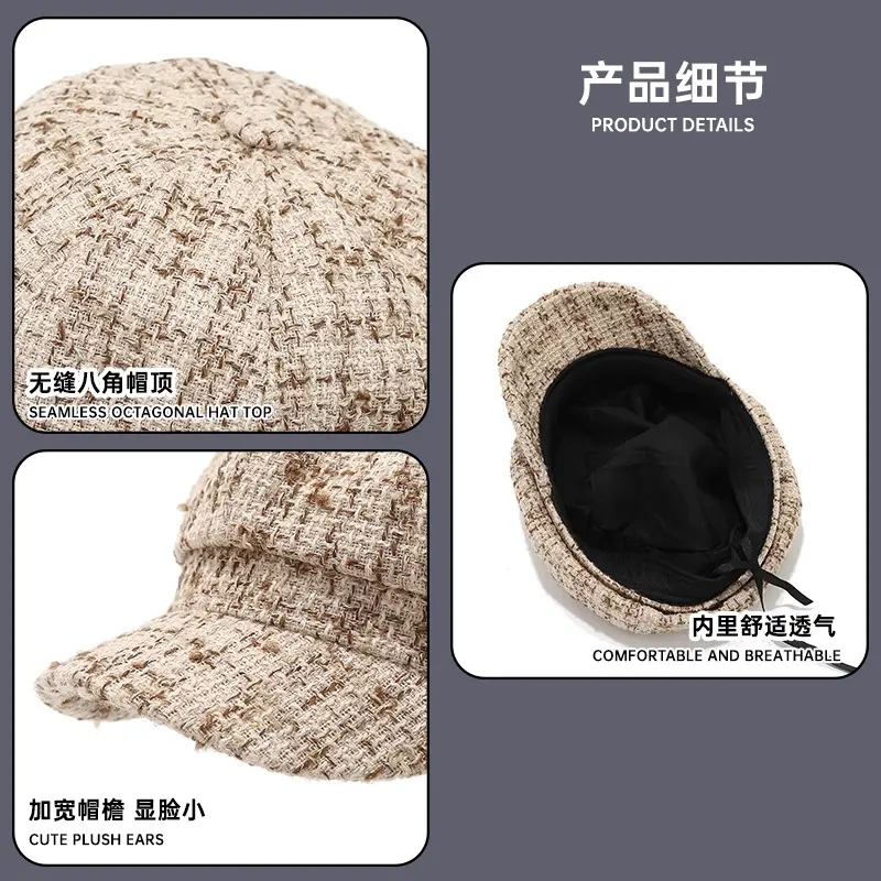 Korean Style Fisherman Plush Hat for Women - Image 8