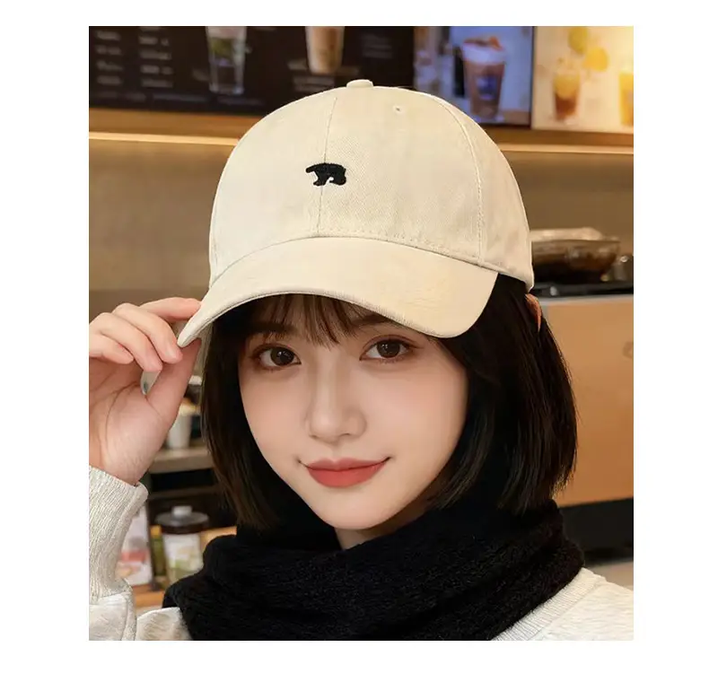 Women Polar Bear Cap with Wide Brim & Sunshade — feature 6