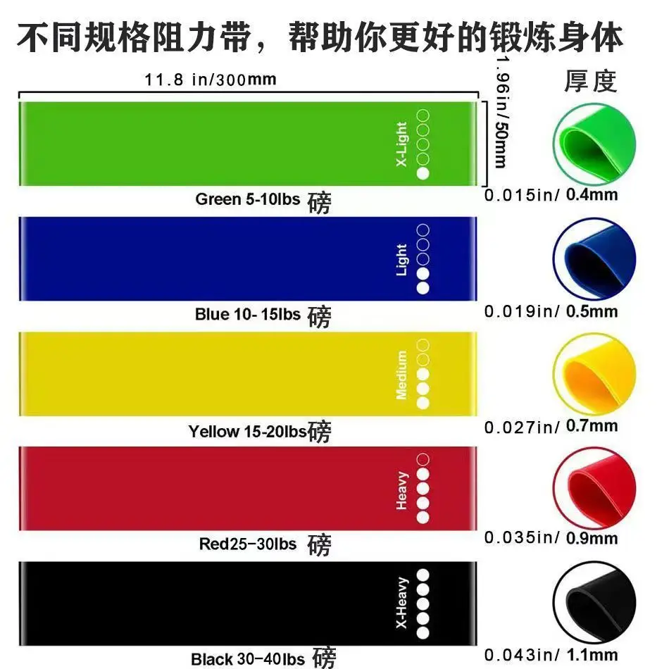 Tpe Tension Ring Yoga Elastic Band Fitness Tension Resistance Band Buttocks Beauty Belt Yoga Supplies Manufacturer Wholesale