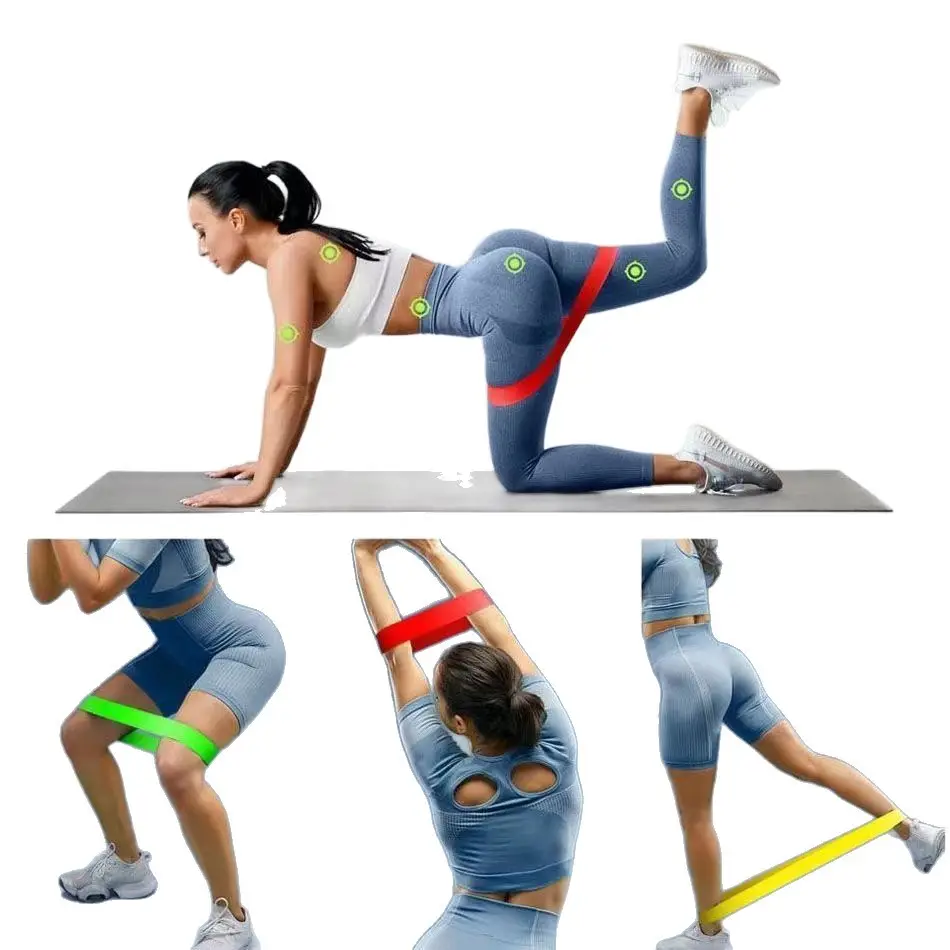 Tpe Tension Ring Yoga Elastic Band Fitness Tension Resistance Band Buttocks Beauty Belt Yoga Supplies Manufacturer Wholesale