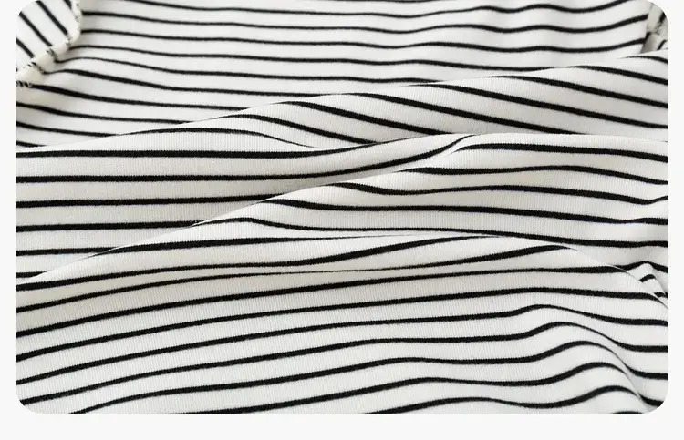 Duduja Kids Striped T-Shirt Baby Winter Outfit — feature 33