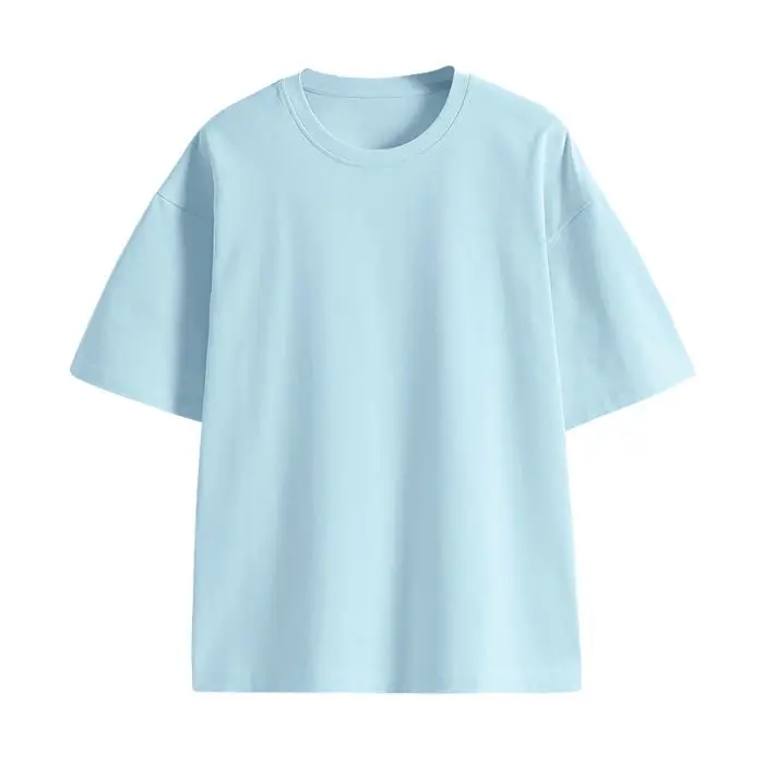 Girls Cotton T-Shirt Cream Round Neck Summer - Image 5