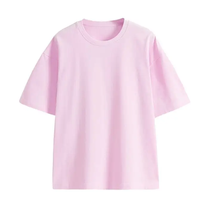 Girls Cotton T-Shirt Cream Round Neck Summer - Image 6