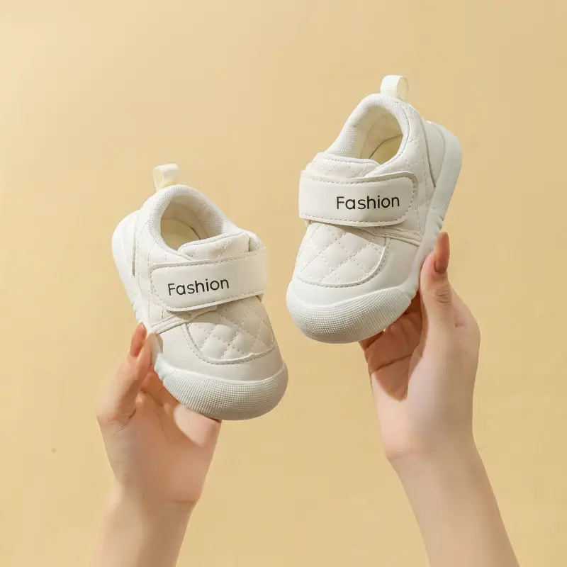 2026 Autumn Infant Walking Shoes White Soft Sole