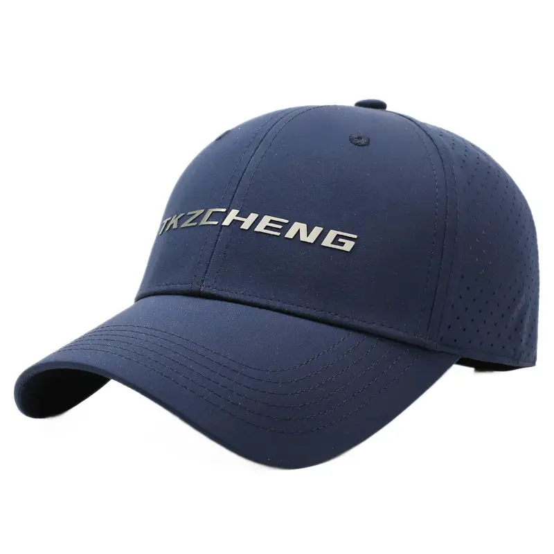 Men Officer Duckbill Cap Beige Mesh Sun Hat - Image 14