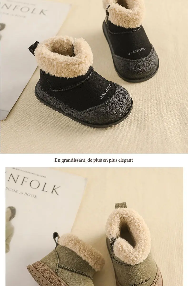 Baby Boys Winter Boots Warm Soft Cotton Snowproof — feature 10