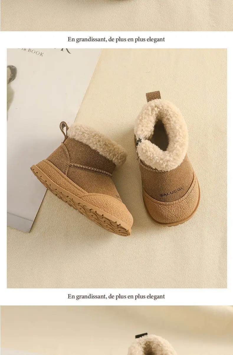 Baby Boys Winter Boots Warm Soft Cotton Snowproof — feature 9