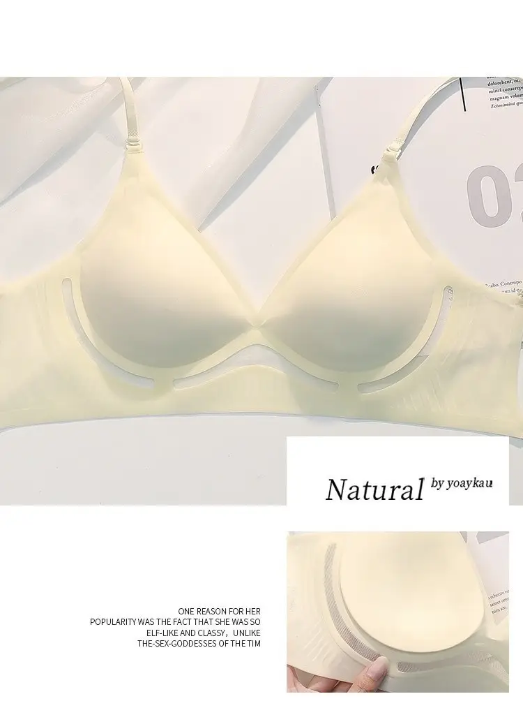 Nude Big U Beautiful Back Jelly Seamless Intimates for Women with Multiple Ways to Wear Cut Out Backless Comfortable Breathable Wire-Free Bra — feature 19