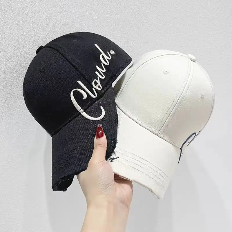 Women's Pink English Embroidered Cap Large