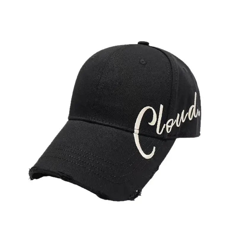 Women's Pink English Embroidered Cap Large