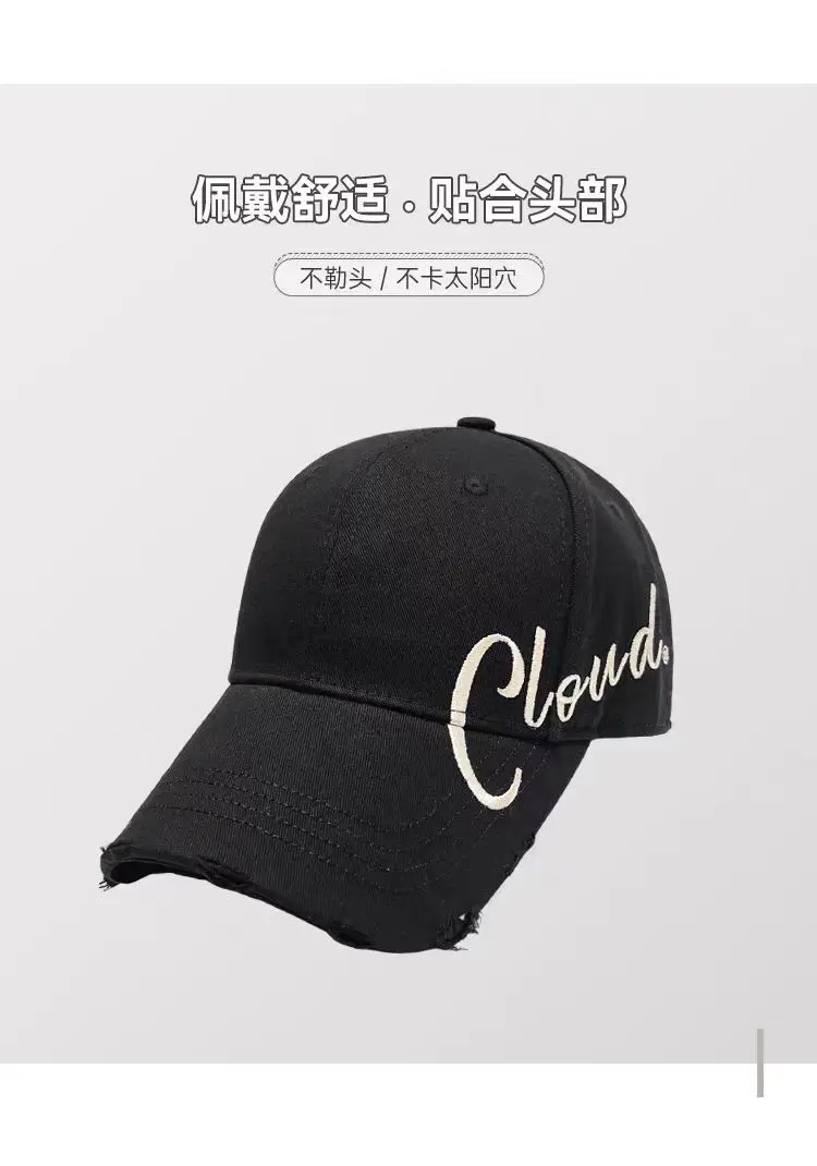 Women's Pink English Embroidered Cap Large — feature 7