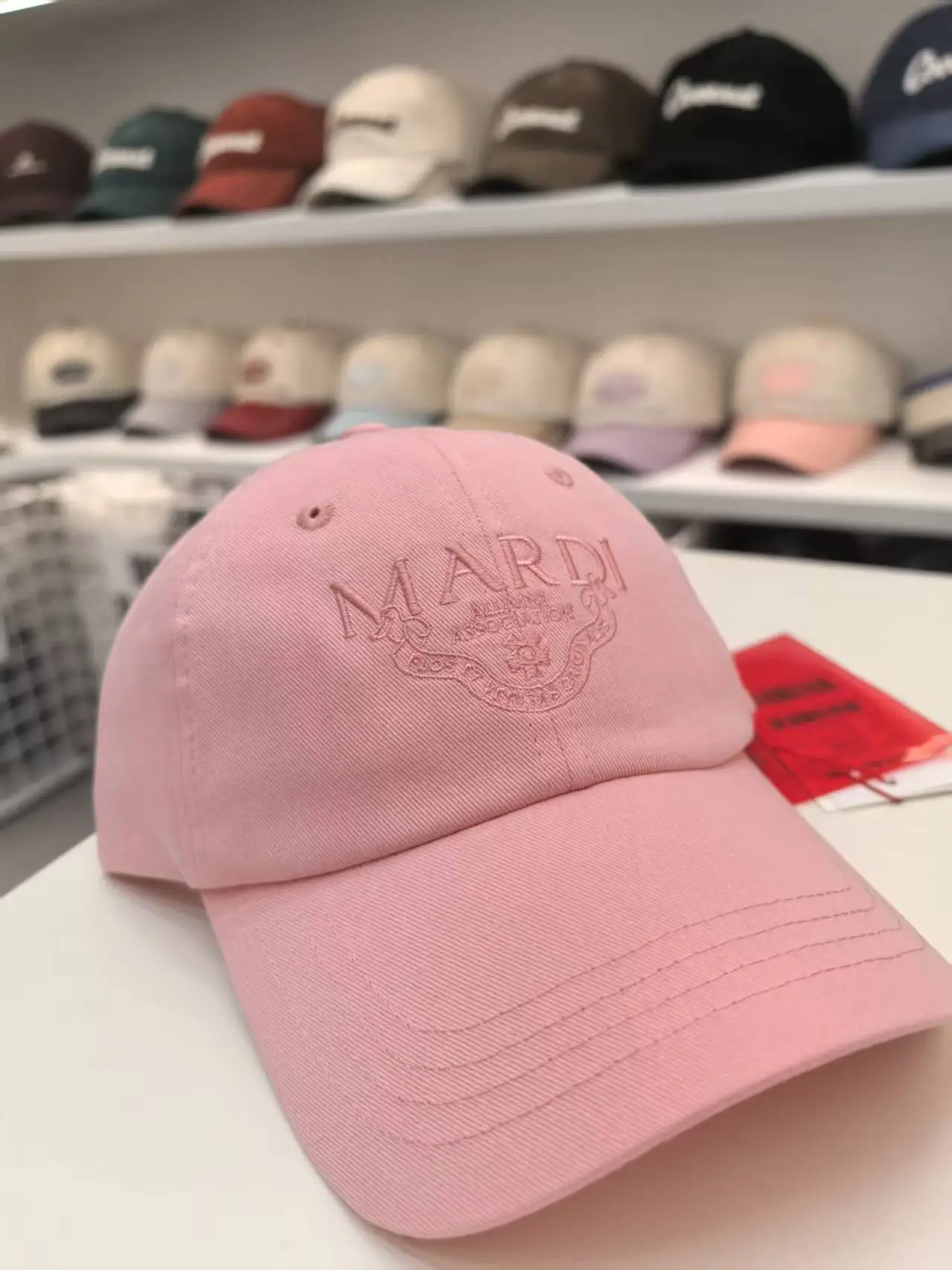 Pink Letter Embroidered Women's Cap — feature 8